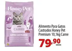 Akki Atacadista alimento para gatos castrados honey pet premium carne oferta
