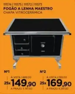 Benoit Fogão A Lenha Maestro oferta