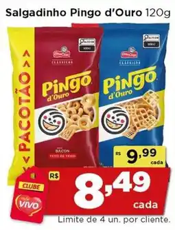 Rede Vivo Salgadinho Pingo d'Ouro oferta