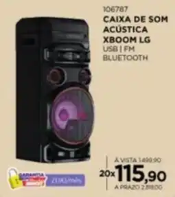 Benoit Caixa de som acústica xboom lg oferta