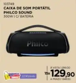Benoit Caixa De Som Portátil Philco Sound oferta