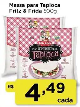 Rede Vivo Massa para Tapioca Fritz & Frida oferta