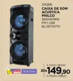 Benoit Caixa De Som Acústica Philco oferta