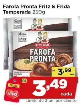Rede Vivo Farofa pronta fritz & frida temperada oferta