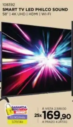 Benoit Smart TV Led Philco Sound oferta
