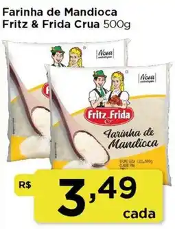 Rede Vivo Farinha de Mandioca Fritz & Frida Crua oferta