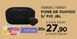 Benoit fone de ouvido s/ fio jbl oferta