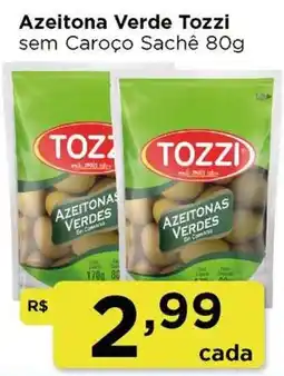 Rede Vivo Azeitona verde tozzi sem caroço sachê oferta