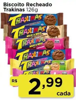 Rede Vivo Biscoito recheado trakinhas oferta