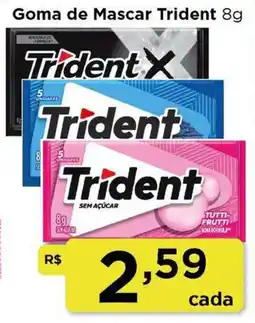 Rede Vivo Goma de mascar trident oferta