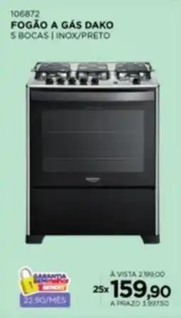 Benoit Fogão A Gás Dako oferta