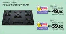 Benoit Fogao Cooktop Dako 5 Bocas oferta
