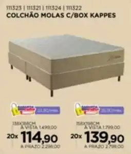 Benoit Colchão Molas C/Box Kappes oferta