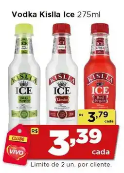 Rede Vivo Vodka Kislla Ice oferta