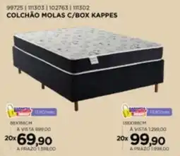 Benoit Colchão molas c/box kappes oferta