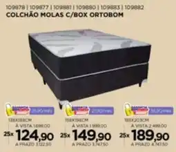 Benoit Colchão molas c/box ortobom oferta
