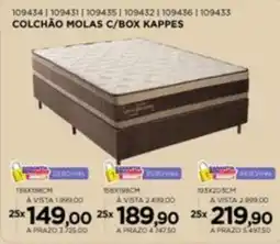 Benoit Colchão molas c/box kappes oferta