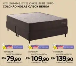 Benoit Colchão molas c/ box benoá oferta