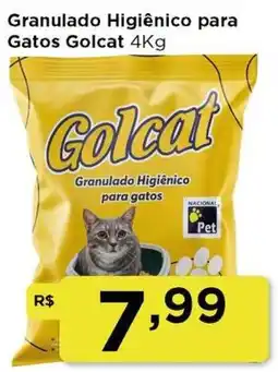 Rede Vivo Granulado Higiênico para Gatos Golcat oferta