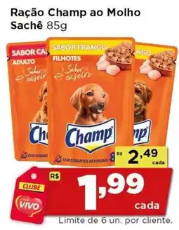 Rede Vivo Ração Champ ao Molho oferta