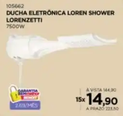 Benoit Ducha eletrônica loren shower lorenzetti oferta