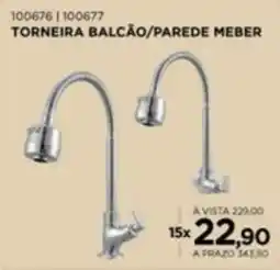 Benoit Torneira balcão parede meber oferta