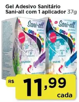 Rede Vivo Gel Adesivo Sanitário Sani-all com 1 aplicador oferta