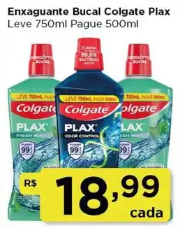 Rede Vivo Exaguante Bucal Colgate Plax oferta