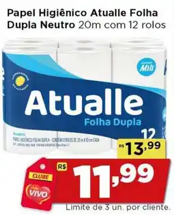 Rede Vivo Papel Higiênico Atualle Folha Dupla Neutro oferta