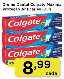 Rede Vivo Creme Dental Colgate Máxima Proteção Anticáries oferta