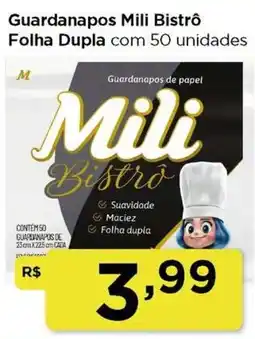 Rede Vivo Guardanapos mili bistro oferta