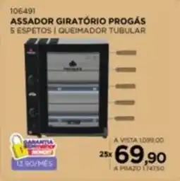 Benoit Assador giratório progás oferta