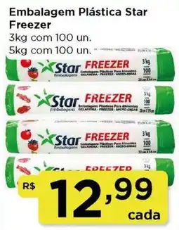 Rede Vivo Embalagem Plástica Star Freezer oferta