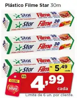Rede Vivo Plástico Filme Star oferta