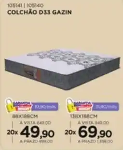 Benoit Colchão D33 Gazin oferta