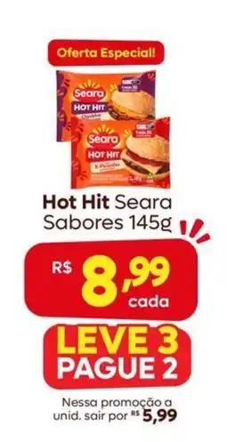 Supermercados Pague Menos hot hit seara sabores oferta