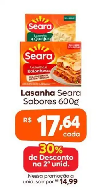 Lasanha seara sabores