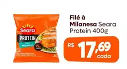 Supermercados São Vicente Filé à Milanesa Seara Protein oferta