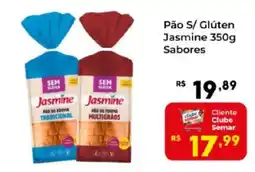 Semar Supermercado Pão S/ Glúten Jasmine Sabores oferta