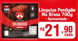 Supermercados São Vicente Linguiça Perdigão Na Brasa Apimentada oferta