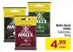 Carrefour Bala dura halls sabores oferta