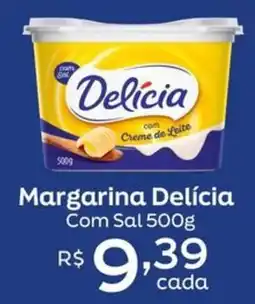Supermercados São Vicente Margarina Delícia Com Sal oferta