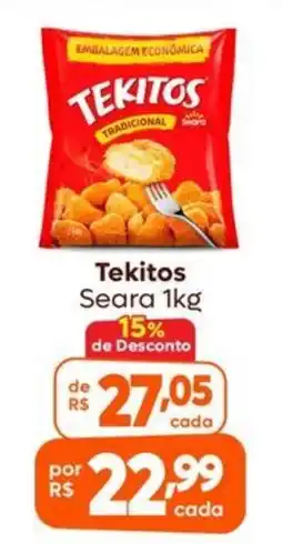 Supermercados São Vicente Tekitos Seara oferta