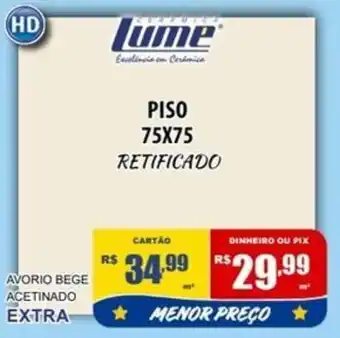 Mauro Center Piso 75x75 retificado oferta