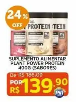 Pinheiro Supermercado Suplemento alimentar plant power protein oferta
