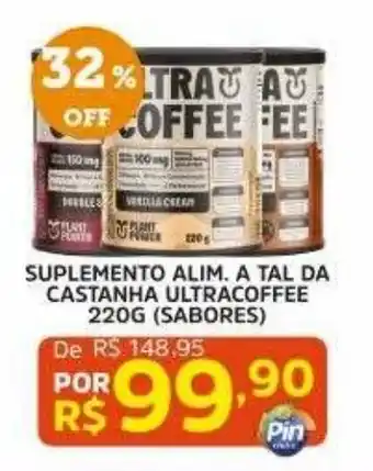 Suplemento alim. a tal da castanha ultracoffee