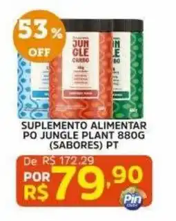 Pinheiro Supermercado Suplemento alimentar po jungle plant 880g (sabores) pt oferta