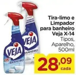 Carrefour Tira-limo e Limpador para banheiro Veja X-14 Tipos, Aparelho oferta