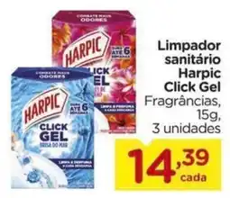 Carrefour Limpador sanitário Harpic Click Gel oferta