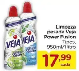 Carrefour Limpeza pesada Veja Power Fusion Tipos oferta